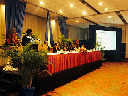 On April 9, 2015, the day President Obama visited Jamaica, Dr. Wilson opened the annual meeting of the Jamaica Teachers Association's National Annual Conference. This presentation served as a kick-off for Dr. Wilson's countrywide initiative in support of Jamaican teachers. 